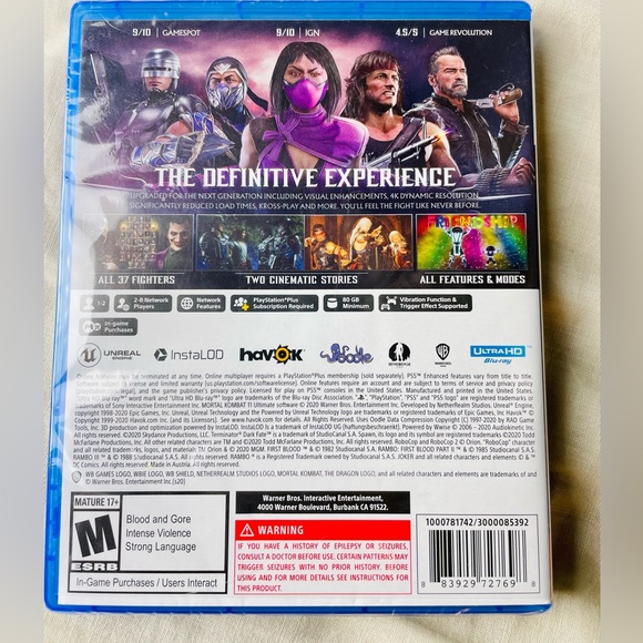 New!!! Mortal Combat *Ultimate*..Ps5 - Picture 2 of 2